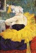 Henri De Toulouse-Lautrec The Lady Clown Chau-U-Kao oil painting reproduction